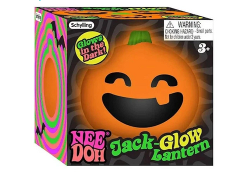 Nee Doh Jack-Glow Lantern (Available in orange, purple, pink and green)