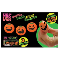 Nee Doh Teenie Jack-Glow Lanterns (3 Pack)