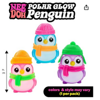 Nee Doh Polar Glow Penguin