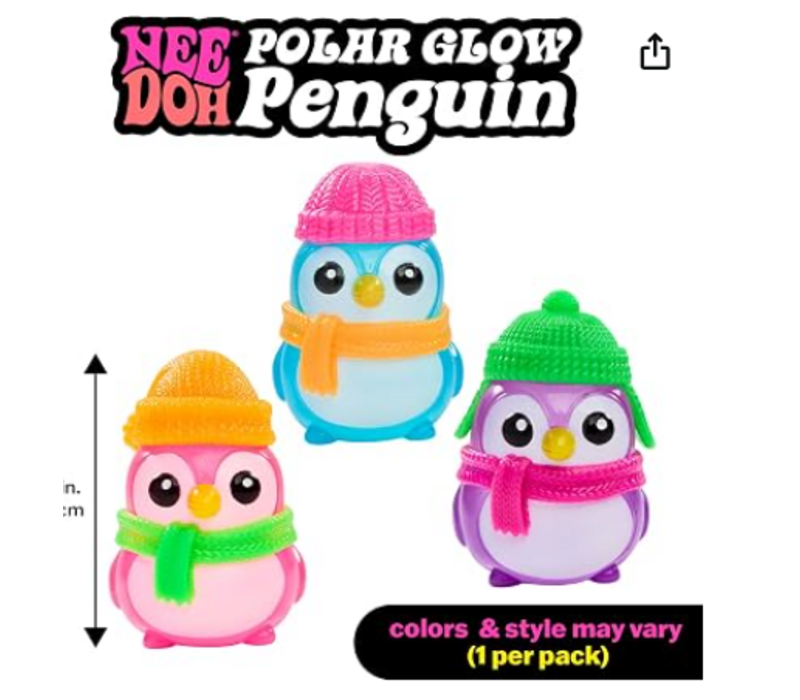 Nee Doh Polar Glow Penguin