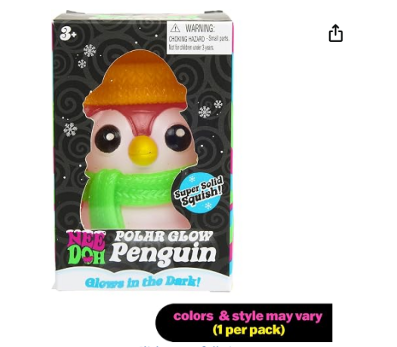 Nee Doh Polar Glow Penguin