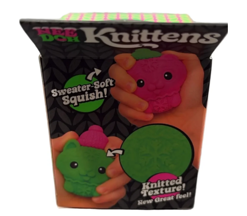 Nee Doh Polar Knittens - Sweater Soft Squish!