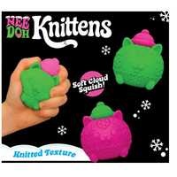 Nee Doh Polar Knittens - Sweater Soft Squish!