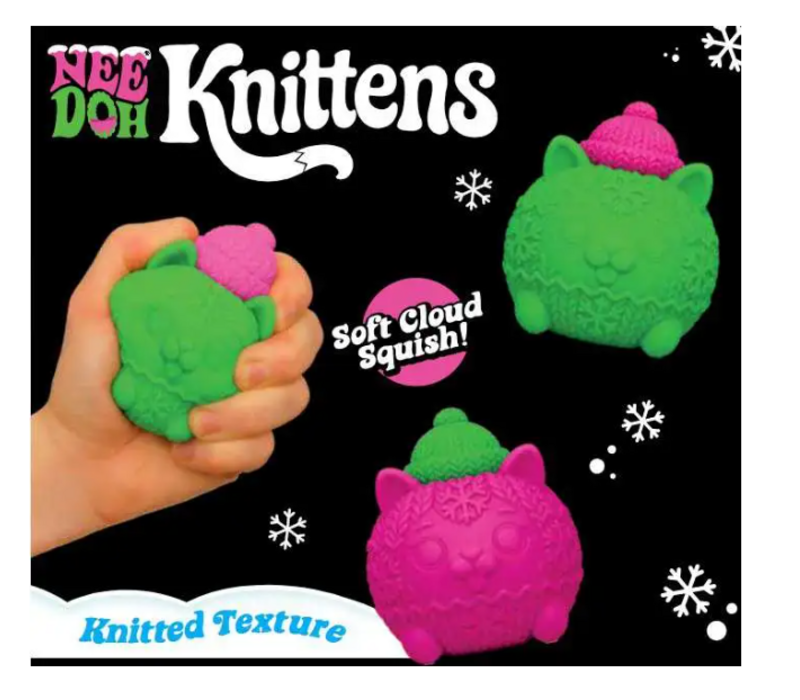 Nee Doh Polar Knittens - Sweater Soft Squish!