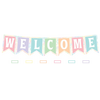 Teacher Created Resources Pastel Pop Welcome  Bulletin Board