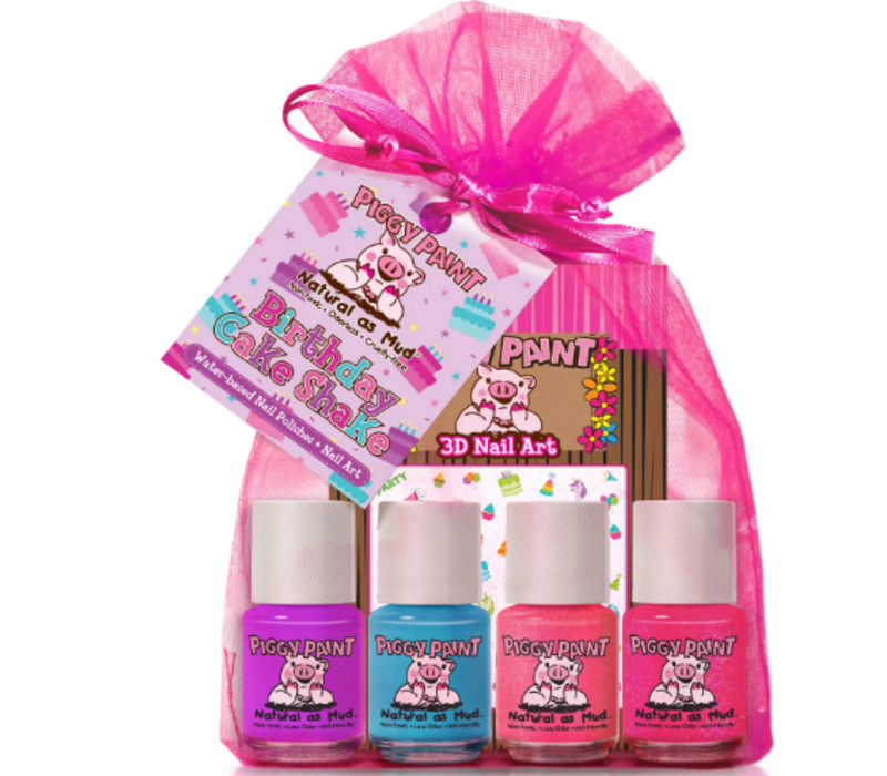 Birthday Cake Shake Gift Set - Kids Non-toxic Nail Polish