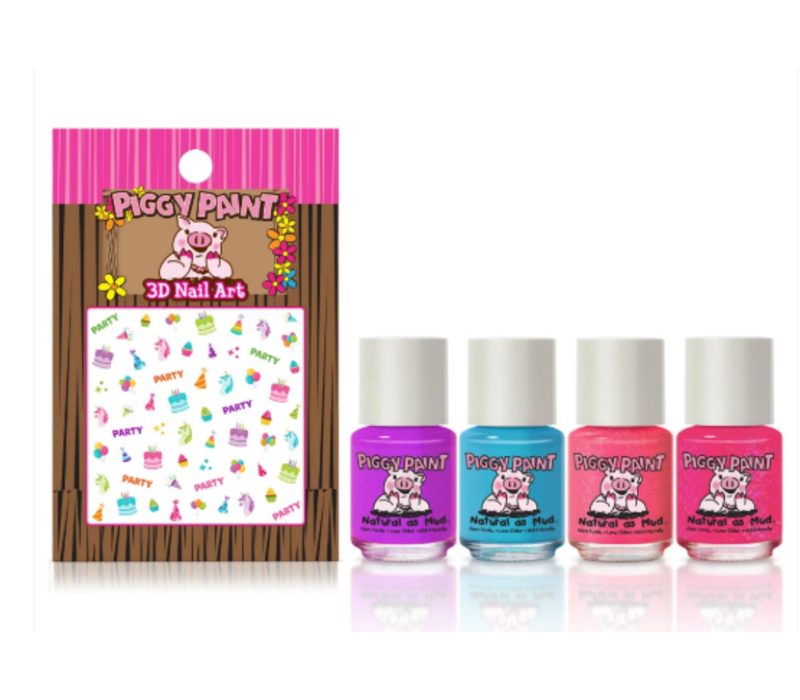 Birthday Cake Shake Gift Set - Kids Non-toxic Nail Polish