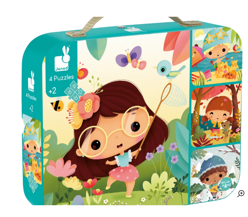 4 IN 1 PROGRESSIVE PUZZLES - SEASONS