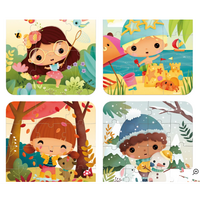 4 IN 1 PROGRESSIVE PUZZLES - SEASONS