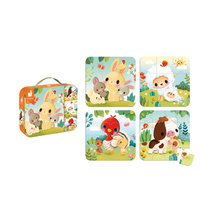 4 PROGRESSIVE PUZZLES - FARM