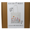 pierre belvedere MEADOW FLOWERS TOTE BAG EMBROIDERY KIT