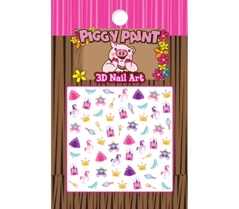 3D Princess Nail Art