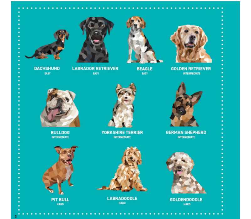 My Sticker Paintings - Dogs