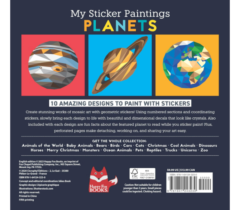 My Sticker Paintings - Planets