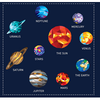 My Sticker Paintings - Planets
