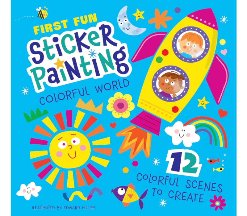 First Fun Sticker Painting: Colorful World*