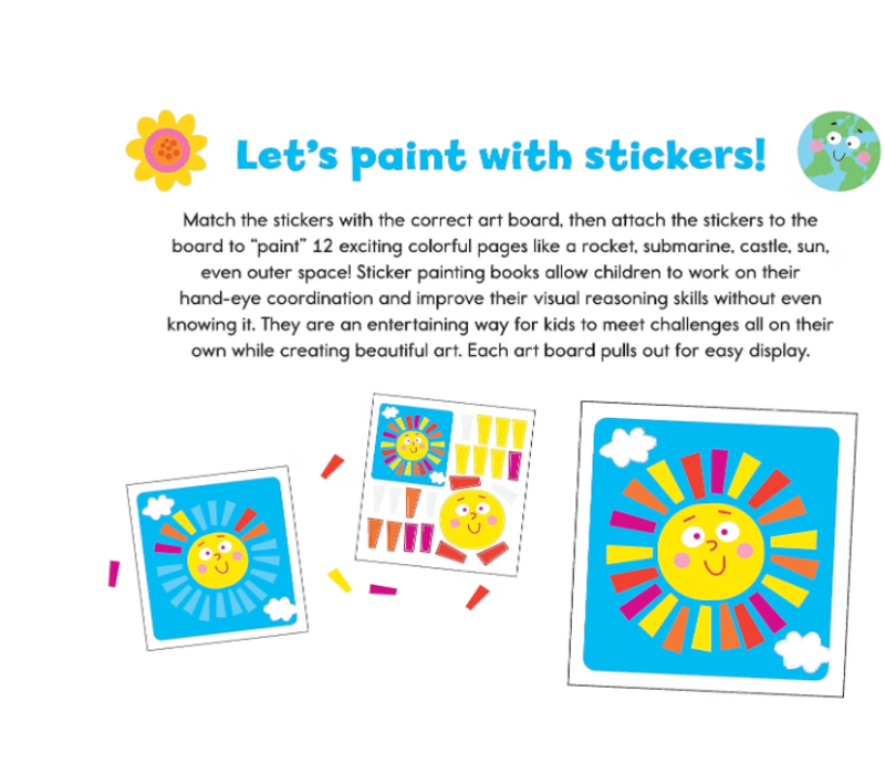 First Fun Sticker Painting: Colorful World*