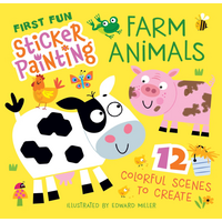 First Fun Sticker Painting: Farm Animals