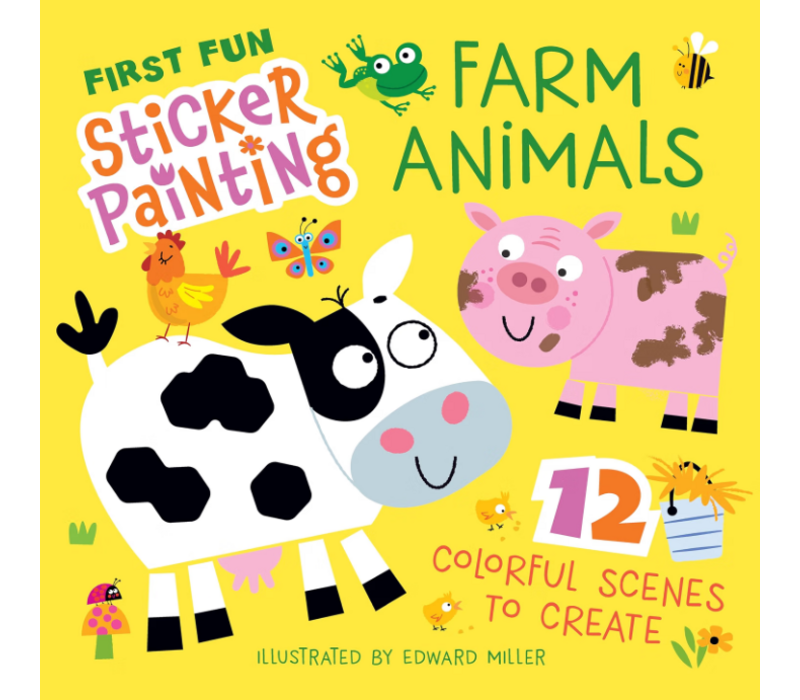 First Fun Sticker Painting: Farm Animals
