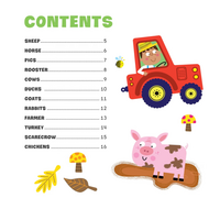 First Fun Sticker Painting: Farm Animals
