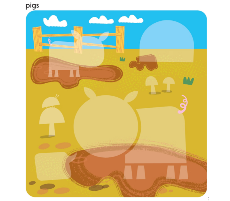 First Fun Sticker Painting: Farm Animals