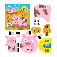 First Fun Sticker Painting: Farm Animals