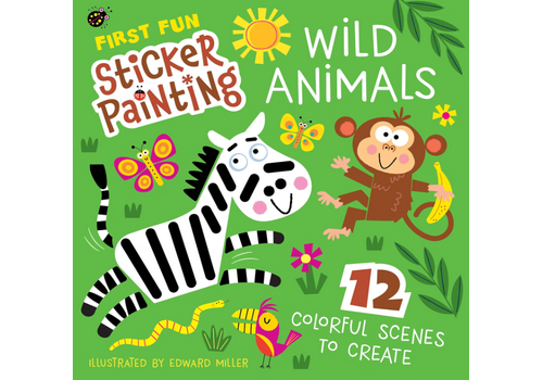 zibbers First Fun Sticker Painting: Wild Animals