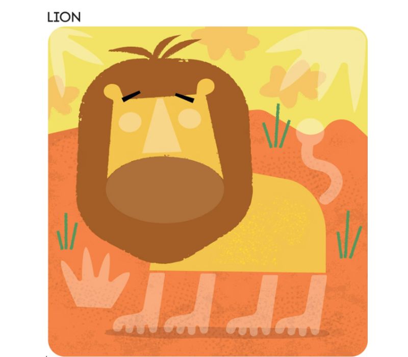 First Fun Sticker Painting: Wild Animals