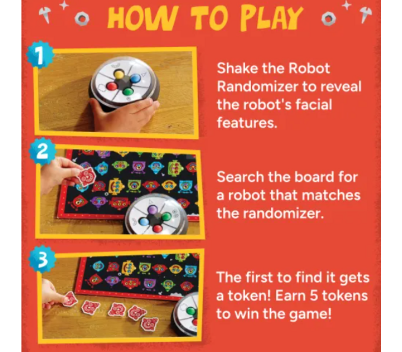Robot Face Race Matching Game