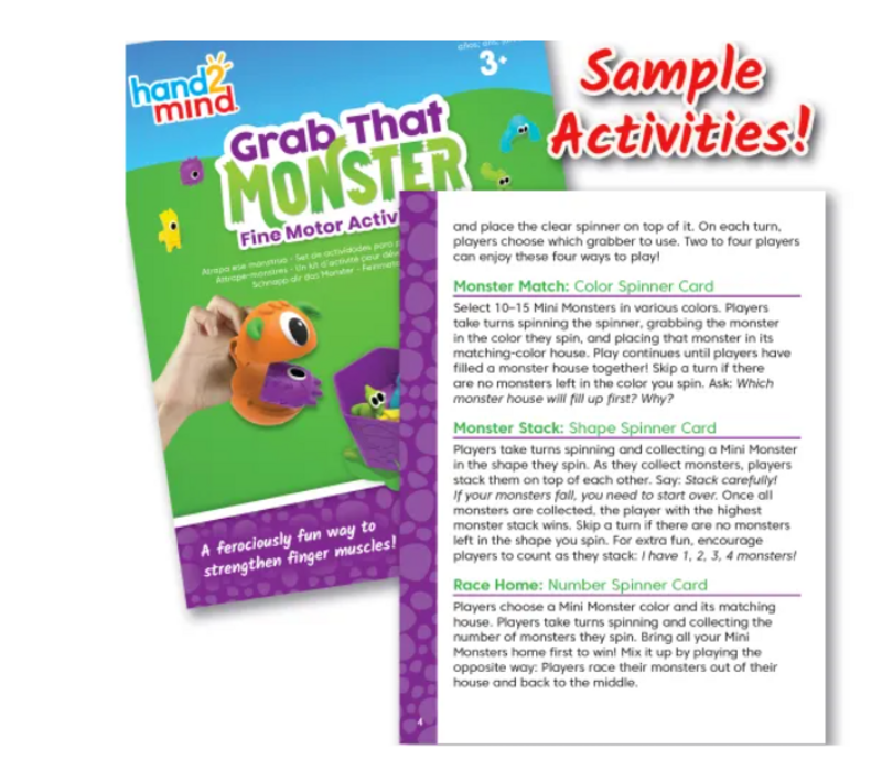 Grab That Monster Fine Motor Skills Game
