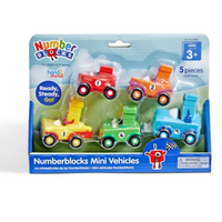 Numberblocks® Mini Vehicles, Set of 5