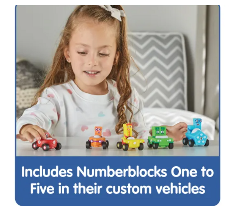 Numberblocks® Mini Vehicles, Set of 5