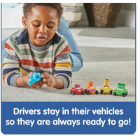 Numberblocks® Mini Vehicles, Set of 5