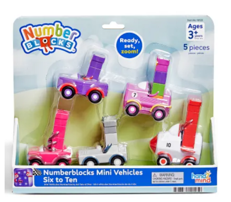 Numberblocks® Six to Ten Mini Vehicles