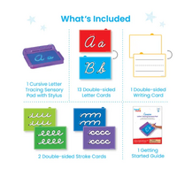 Cursive Letter Tracing Sensory Pad