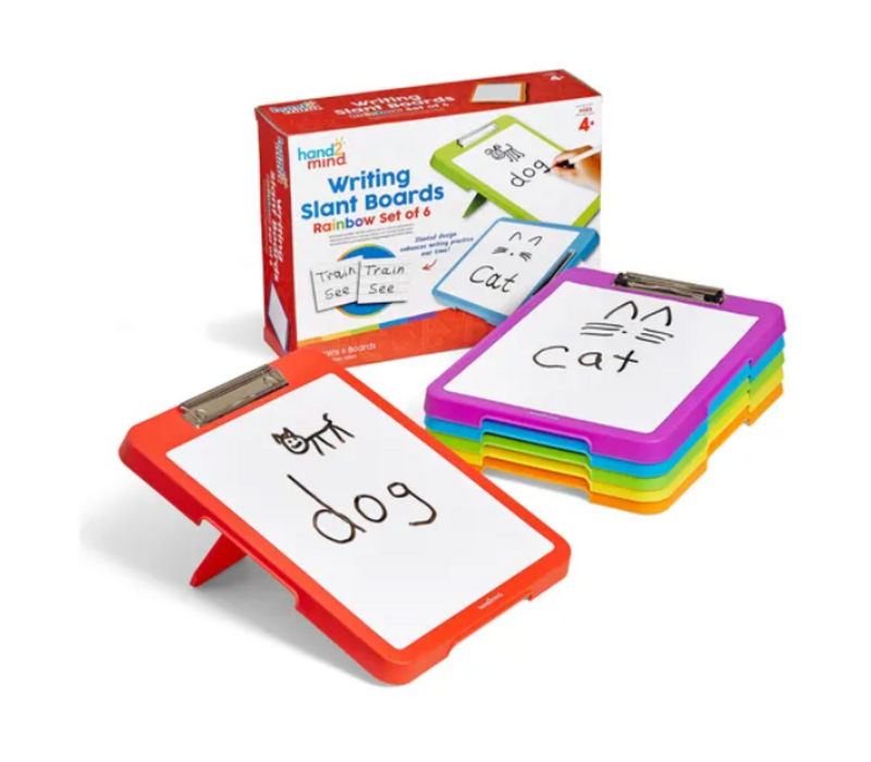 Writing Slant Boards, Rainbow Set of 6