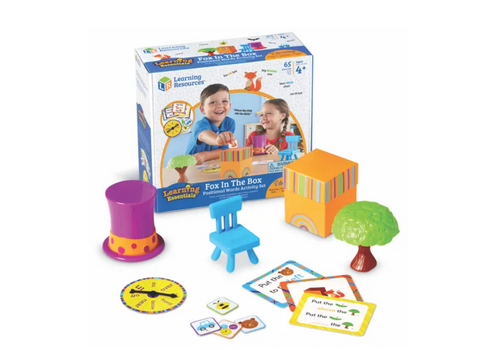 Learning Resources Fox in the Box Positional Words Activity Set