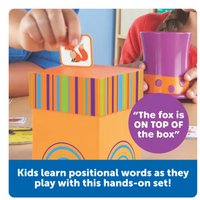 Fox in the Box Positional Words Activity Set