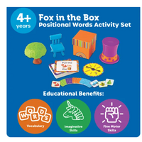 Fox in the Box Positional Words Activity Set