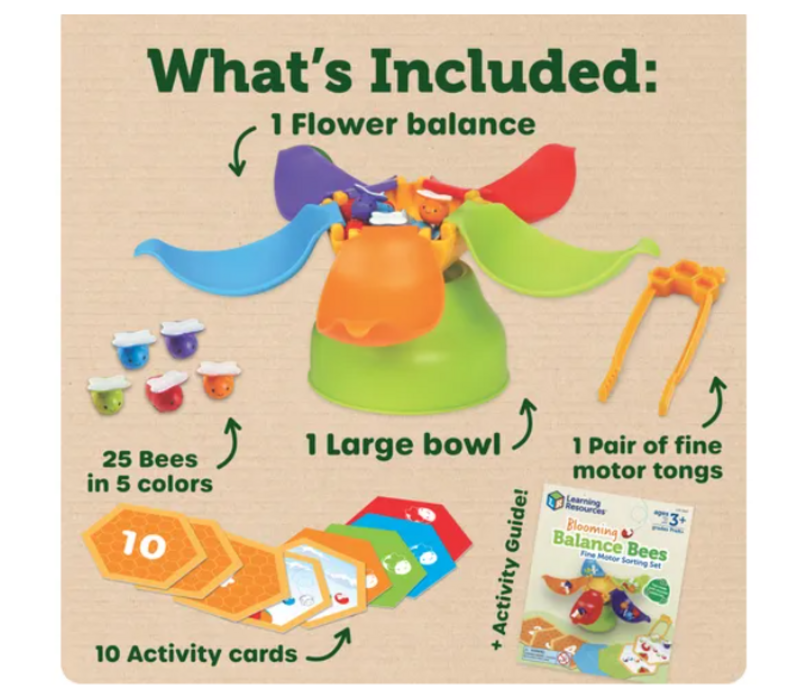 Blooming Balance Bees Fine Motor Sorting Set