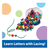 Lowercase Lacing Alphabet
