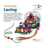 Lowercase Lacing Alphabet