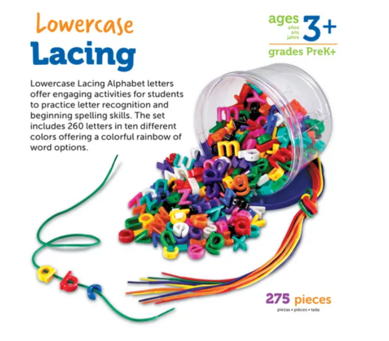 Lowercase Lacing Alphabet
