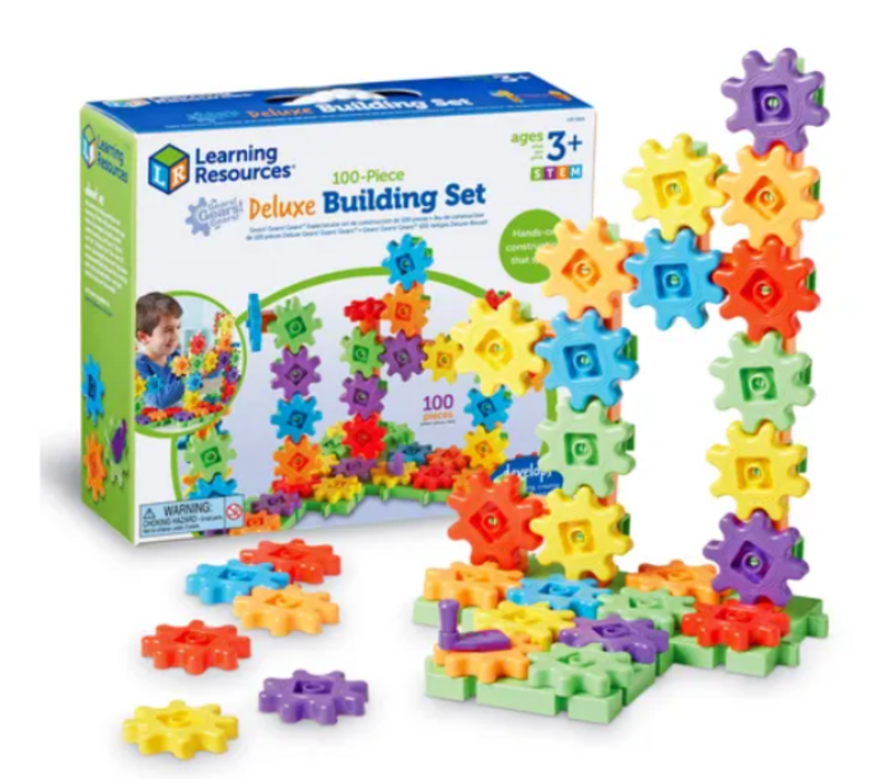 Gears! Gears! Gears! 100-Piece Deluxe Building Set