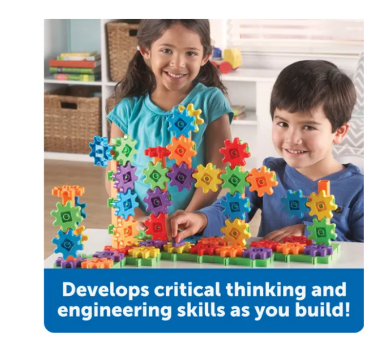 Gears! Gears! Gears! 100-Piece Deluxe Building Set