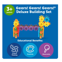 Gears! Gears! Gears! 100-Piece Deluxe Building Set