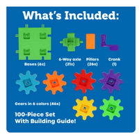 Gears! Gears! Gears! 100-Piece Deluxe Building Set