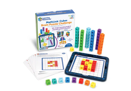 Learning Resources MathLink® Cubes Brain Puzzle Challenge
