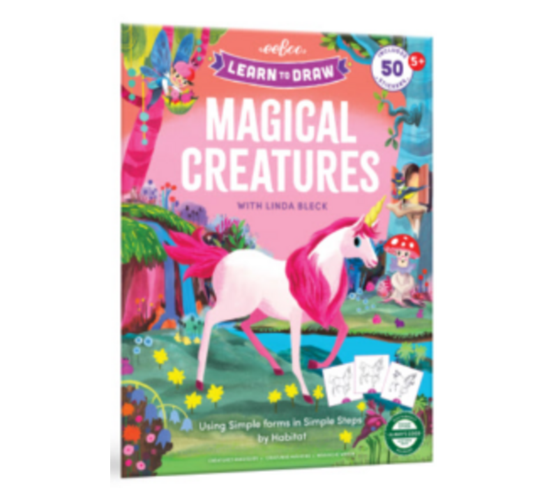 Learn to Draw Magical Creatures w/stickers*