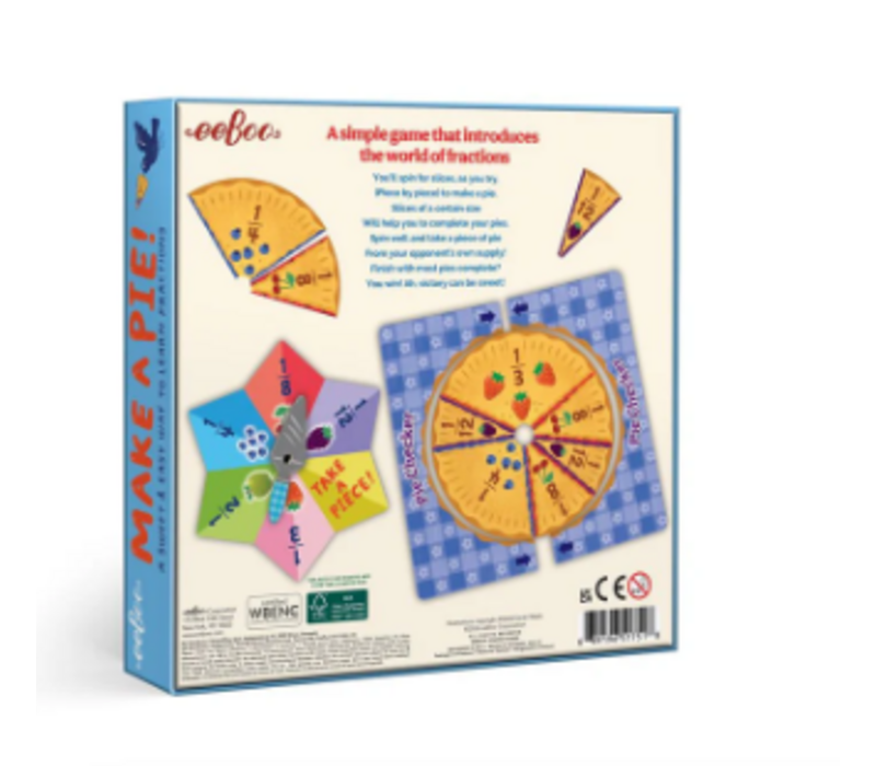 Make a Pie Fraction Game (3rd Edition)*